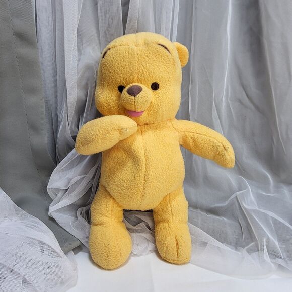2001 Disney Fisher Price Baby's First Winnie the Pooh Bear Rattle Stuffed Plush - Picture 2 of 8